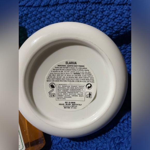 Elariia Narciso Narcissus Scented Powder 7oz and Body Mist NWT - Picture 5 of 6